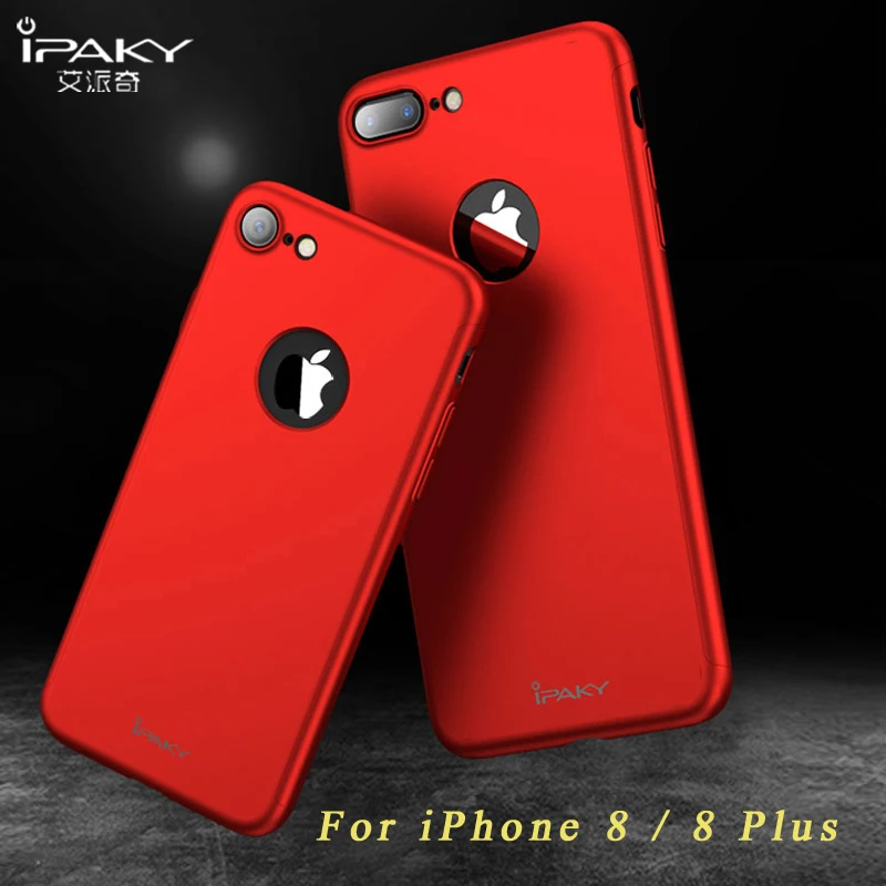 Чехол iPaky 360 с полной защитой для iphone 8 чехол plus iphone8 роскошный защитный тонкий |