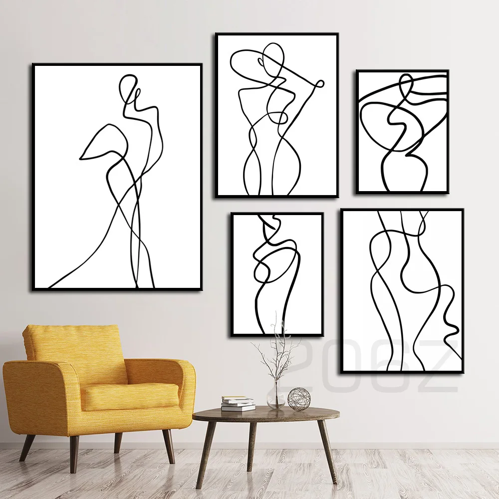 Nordic Poster Abstract Geometric Line Girl Wall Art Canvas Painting Posters And Prints Decorative Pictures For Living Room Decor
Nordic Poster Abstract Geometric Line Girl Wall Art Canvas Painting Posters And Prints Decorative Pictures For Living Room Decor