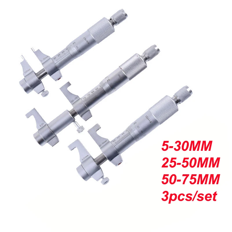 5-30 мм 25-50 50-75 3 шт./компл. внутренний микрометр Apiral манометр измерительные приборы |