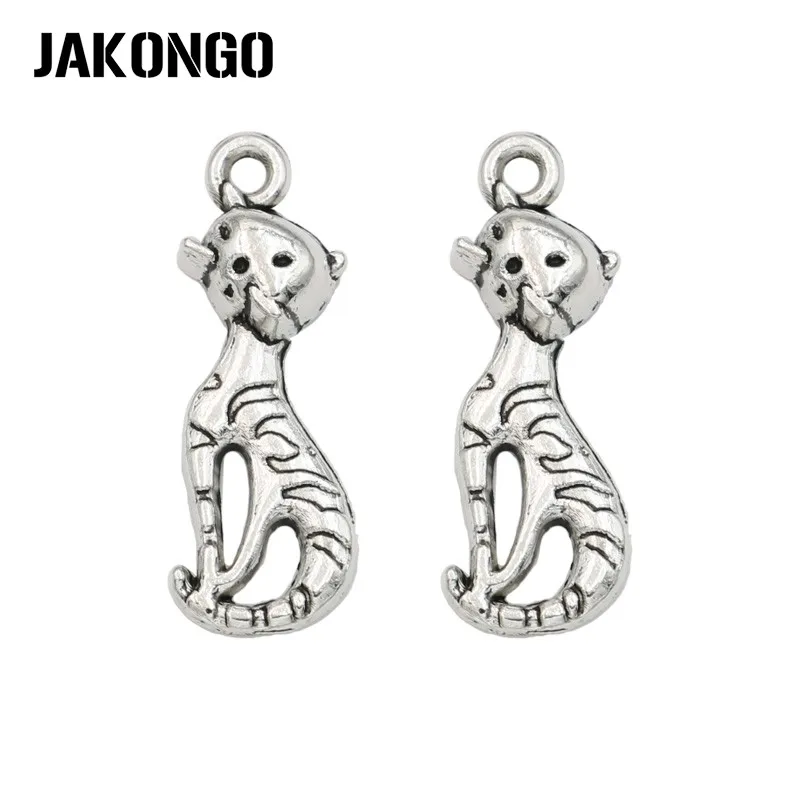 JAKONGO тибетская Посеребренная Подвеска в виде кошки для изготовления ювелирных изделий Аксессуары для браслетов DIY 25x10 мм 20 шт./лот 
JAKONGO тибетская Посеребренная Подвеска в виде кошки для изготовления ювелирных изделий Аксессуары для браслетов DIY 25x10 мм 20 шт./лот