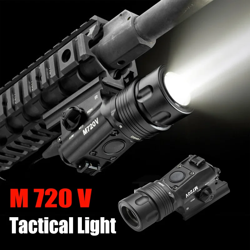 M720V Tactical Light Strobe Output Version Tactical Gun Light with M93 Tactical Light Mount Softair FOR WARGAME EX273
M720V Tactical Light Strobe Output Version Tactical Gun Light with M93 Tactical Light Mount Softair FOR WARGAME EX273