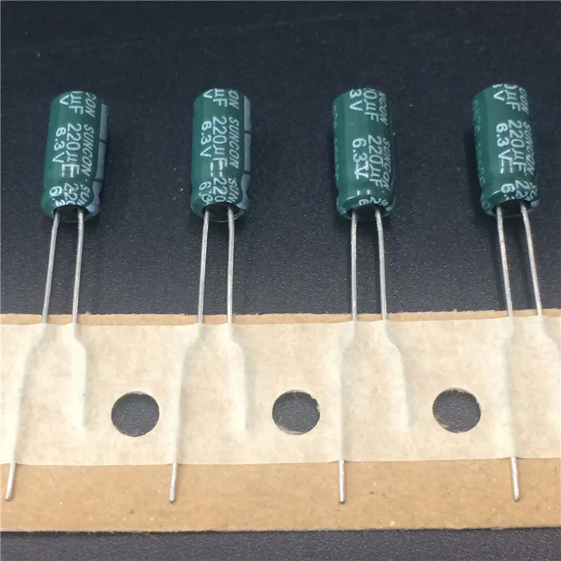 10 шт. 220 мкФ 6 3 В SUNCON(SANYO) CZ серии 5x11 мм 6.3V220uF алюминиевый электролитический