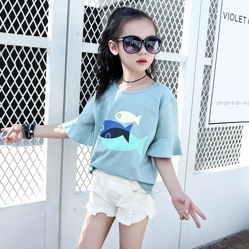 2020 Top Formal Cotton Unisex Half New Summer Children T-shirt Cartoon Leisure Time Lovely Sleeve Pure Clothes Kids Clothing
2020 Top Formal Cotton Unisex Half New Summer Children T-shirt Cartoon Leisure Time Lovely Sleeve Pure Clothes Kids Clothing