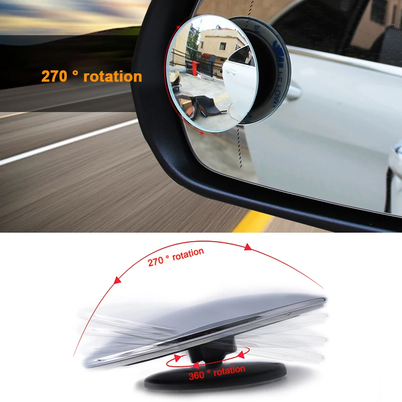 2016 New 2pcs/lot Car Styling Universal Car rearview mirror auxiliary mirror Adjustment Blind Spot Mirror External Accessories
2016 New 2pcs/lot Car Styling Universal Car rearview mirror auxiliary mirror Adjustment Blind Spot Mirror External Accessories