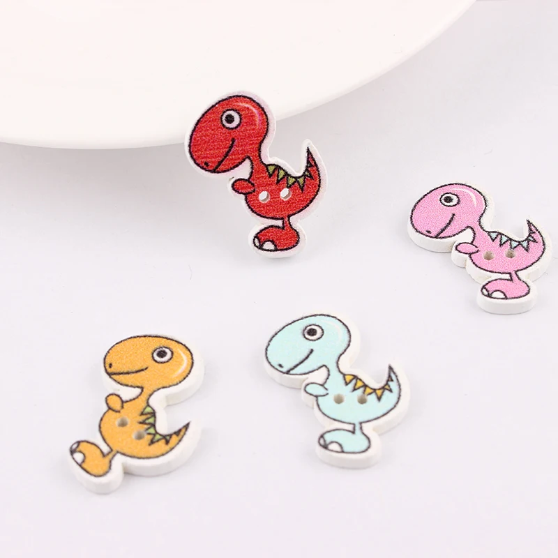 50Pcs Multicolor Small Dinosaur Botones Knopf 2 Holes DIY Random Wooden Buttons Sewing Scrapbooking Accessories 26*16mm
50Pcs Multicolor Small Dinosaur Botones Knopf 2 Holes DIY Random Wooden Buttons Sewing Scrapbooking Accessories 26*16mm