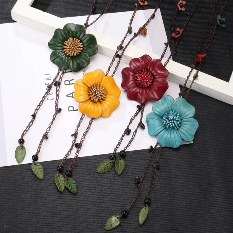 WNGMNGL Bohemia Leather Flowers & Natural Stone Pendant Necklace for Women Girls Chain Strip Fashion Boho Jewelry Necklace Gifts
WNGMNGL Bohemia Leather Flowers & Natural Stone Pendant Necklace for Women Girls Chain Strip Fashion Boho Jewelry Necklace Gifts