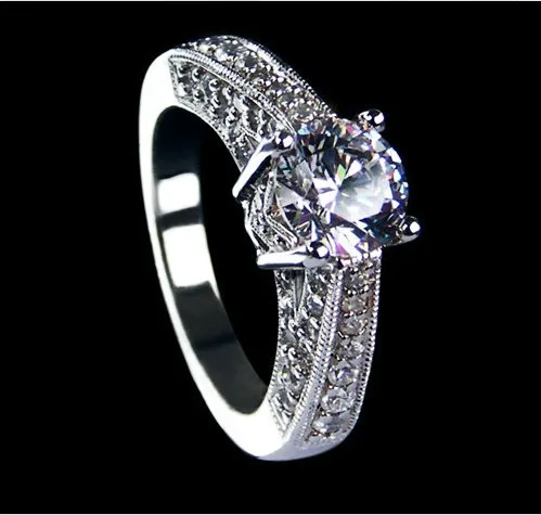 Genuine 1Ct Moissanite Female Marriage Ring Solid 18K 750 White Gold Engagement Ring Romantic Wedding Fine Jewelry for Women
Genuine 1Ct Moissanite Female Marriage Ring Solid 18K 750 White Gold Engagement Ring Romantic Wedding Fine Jewelry for Women