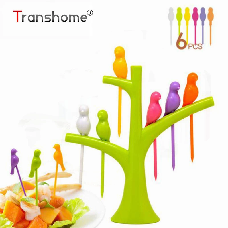 Transhome Fruit Fork 6 Pcs/set Creative Birds Shape Tableware Dinnerware Sets Vegetable Fruit Fork Party Toothpick Kitchen Tools
Transhome Fruit Fork 6 Pcs/set Creative Birds Shape Tableware Dinnerware Sets Vegetable Fruit Fork Party Toothpick Kitchen Tools
