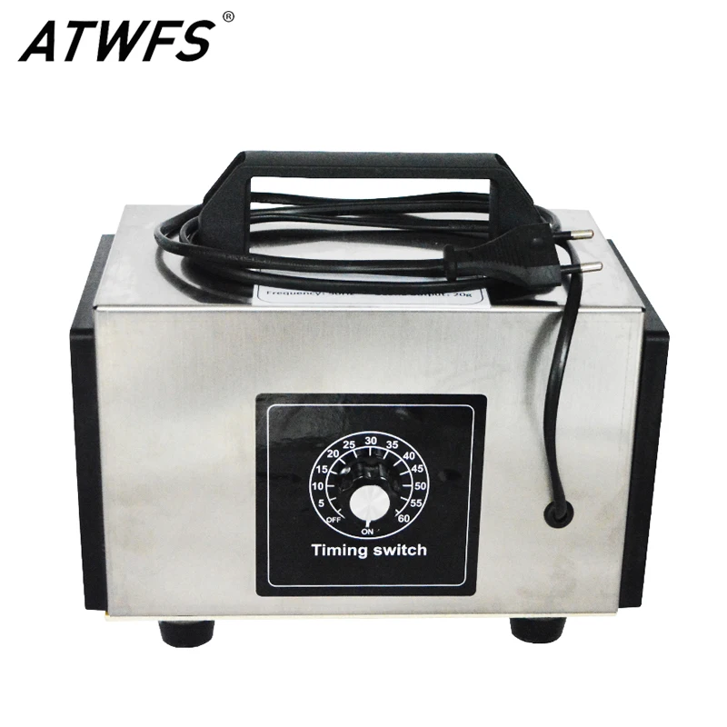 ATWFS Air Ionizer OzoneOzone Generator 220v 20g/10g Hour Purifier Ozonator Scent Machine Air Cleaner Ozon O3 Ozonizer
ATWFS Air Ionizer OzoneOzone Generator 220v 20g/10g Hour Purifier Ozonator Scent Machine Air Cleaner Ozon O3 Ozonizer