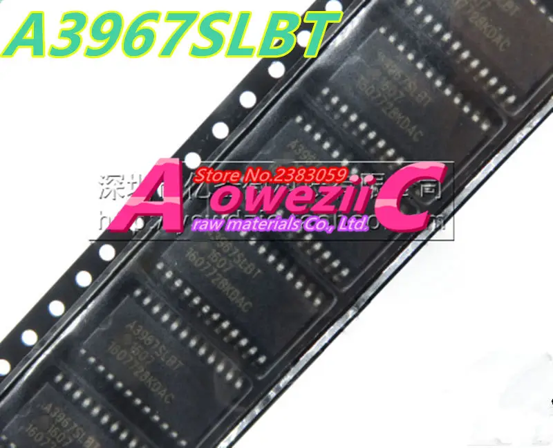 Драйвер двигателя Aoweziic 2018 + 100% Новый оригинальный A3967SLBTR-T A3967SLBT SOP24
Драйвер двигателя Aoweziic 2018 + 100% Новый оригинальный A3967SLBTR-T A3967SLBT SOP24