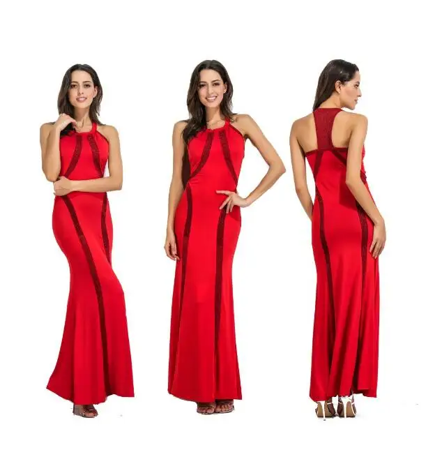 European and American women's fashion summer banquet geometric mosaic sexy open back dress long paragraph Slim
European and American women's fashion summer banquet geometric mosaic sexy open back dress long paragraph Slim
