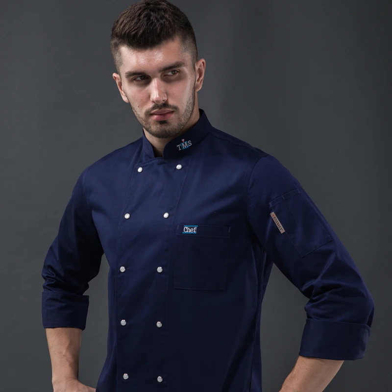 Restaurant men chef jacket long sleeve kithchen bakery workwear winter restaurant uniform chef coat
Restaurant men chef jacket long sleeve kithchen bakery workwear winter restaurant uniform chef coat