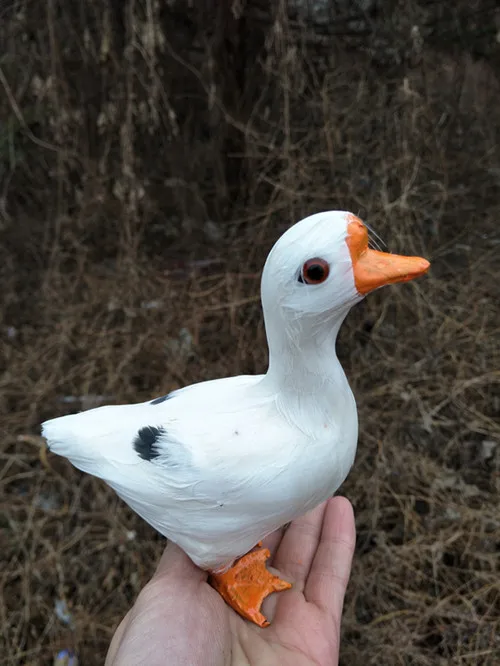 mini simulation goose toy resin&fur whtie small goose model gift about 13x12.5cm c0955
mini simulation goose toy resin&fur whtie small goose model gift about 13x12.5cm c0955