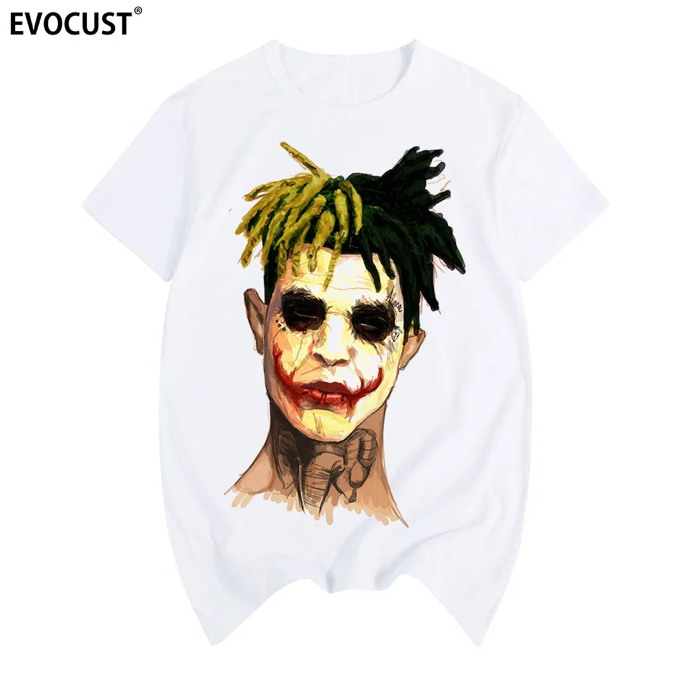 Xxxtentacion joker Hip Hop music Swag Raper Summer print T-shirt Cotton Men T shirt New TEE fashion
Xxxtentacion joker Hip Hop music Swag Raper Summer print T-shirt Cotton Men T shirt New TEE fashion