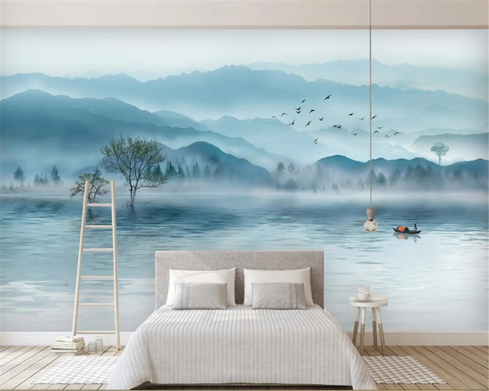 Beibehang Large Custom Murals Wallpaper For Walls atmosphere Artistic landscape painting Photo Background wall 3d wallpaper
Beibehang Large Custom Murals Wallpaper For Walls atmosphere Artistic landscape painting Photo Background wall 3d wallpaper