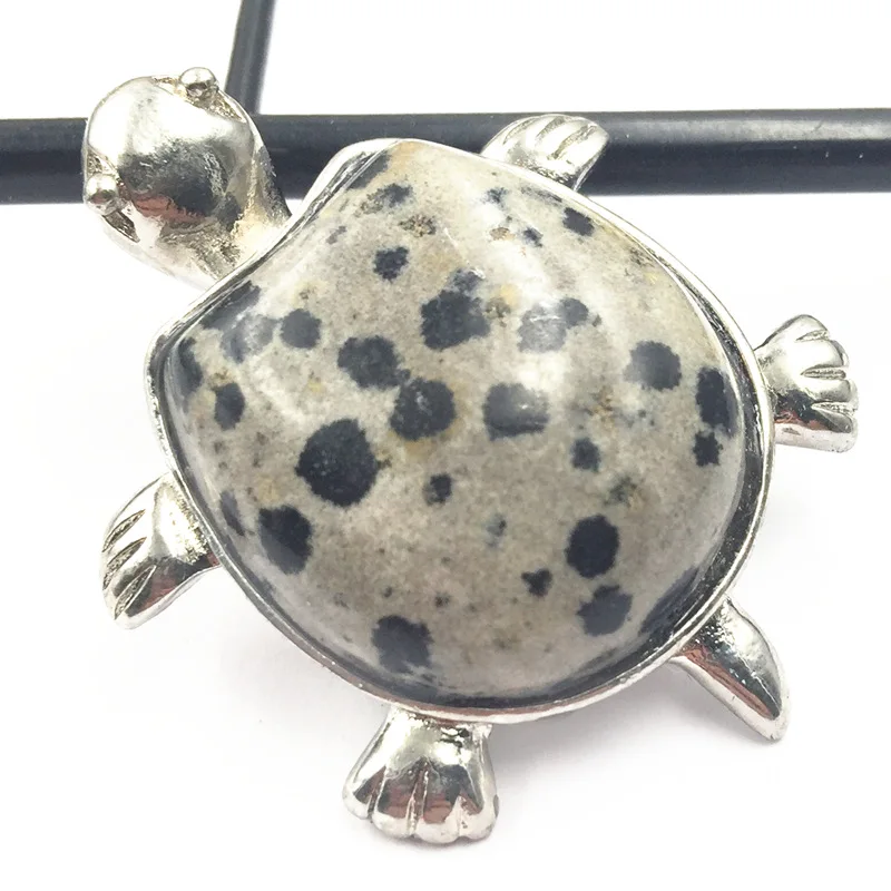 Charms Tortoise Shape Pendant Natural Dalmation Sandstone Opal Stone Pendants DIY Necklace Bracelet Jewelry Making Finding A206 | Украшения