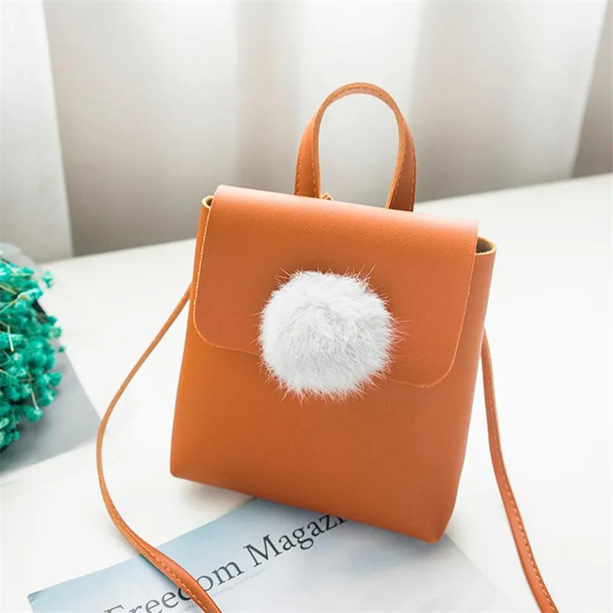 MOLAVE сумки женские твердые для Для женщин Hasp модная одежда девочек Hairball крышка