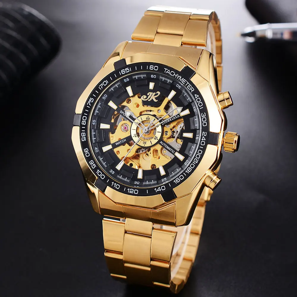 2019 Mens Skeleton Watches Silver Gold Stainless Steel Waterproof Top Brand Luxury Transparent Mechanical Male Wrist Watch New
2019 Mens Skeleton Watches Silver Gold Stainless Steel Waterproof Top Brand Luxury Transparent Mechanical Male Wrist Watch New