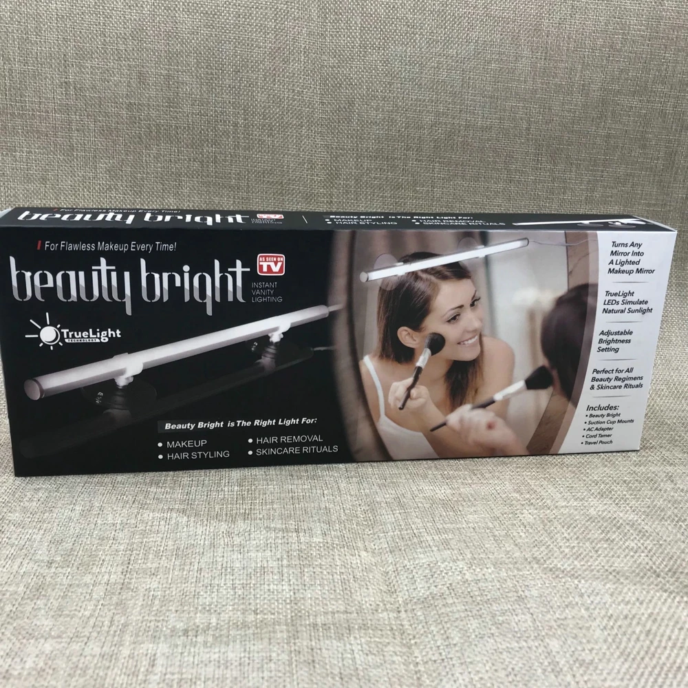 LED Instant Vanity Lights Makeup Mirror front Light Dimmable Switch Bathroom Wall Lamp Portable Direct Sunlight True Light Kit
LED Instant Vanity Lights Makeup Mirror front Light Dimmable Switch Bathroom Wall Lamp Portable Direct Sunlight True Light Kit