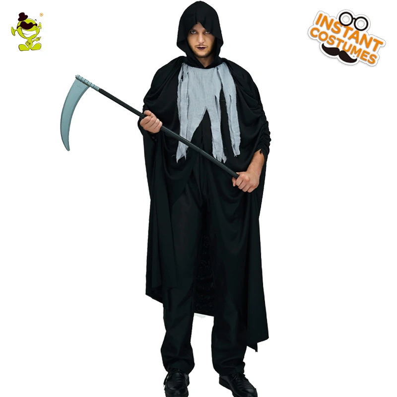 Adult Men's Shredded Robe Costume Cosplay Ghost Halloween Party Black Robe Role Play Halloween Ghost Costumes
Adult Men's Shredded Robe Costume Cosplay Ghost Halloween Party Black Robe Role Play Halloween Ghost Costumes