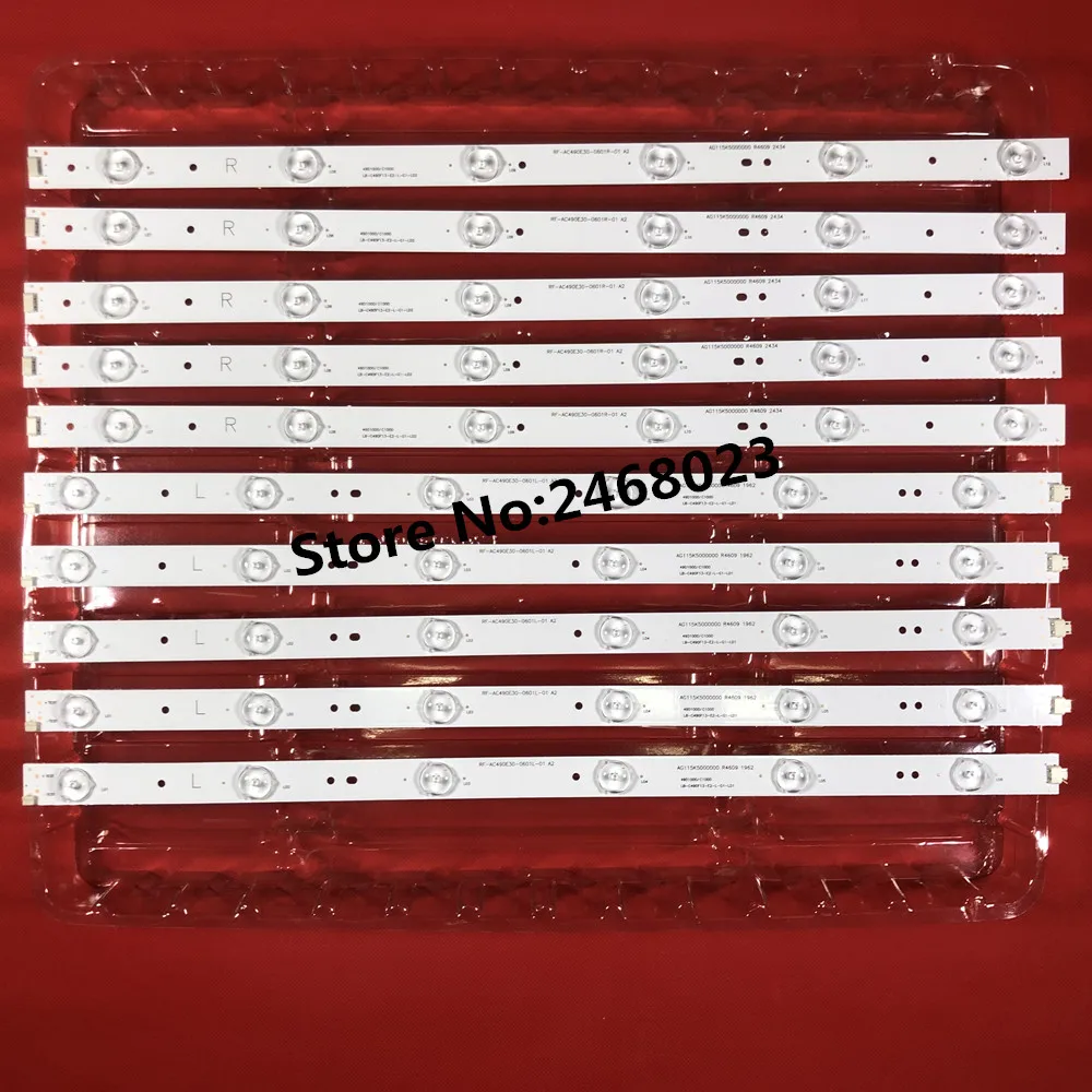 10шт светодиодная лента подсветки для LB-C490F14-E1-L LED49C1000N LED49C1080N 49D1000 49C1000 49C2000 LB49002 V1 LB49002 V0
10шт светодиодная лента подсветки для LB-C490F14-E1-L LED49C1000N LED49C1080N 49D1000 49C1000 49C2000 LB49002 V1 LB49002 V0