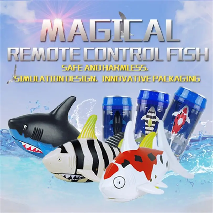 RC игрушка Питание Скорость радио Управление игрушки 2 4 В 3CH Пластик модель Рыба