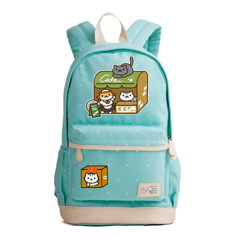 Neko Atsume Cartoon Printing Backpack Mochila Feminina Kawaii Cat Women Shoulder Bag Kawaii Cat School Bags for Teenage Girls
Neko Atsume Cartoon Printing Backpack Mochila Feminina Kawaii Cat Women Shoulder Bag Kawaii Cat School Bags for Teenage Girls