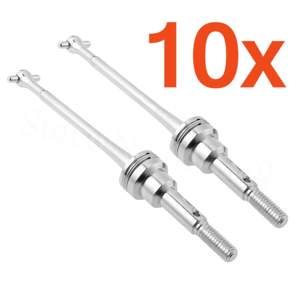 10 Pairs Steel Metal Front Drive Shaft CVD 0090 For WLtoys 12428 12423 1/12 RC Car Crawler Short Course Truck Spare Replacement
10 Pairs Steel Metal Front Drive Shaft CVD 0090 For WLtoys 12428 12423 1/12 RC Car Crawler Short Course Truck Spare Replacement
