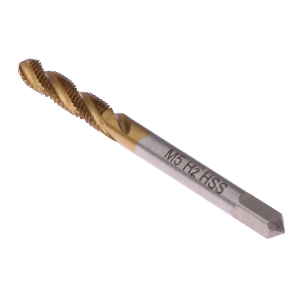 Newest Hand Tools 5PCS/set HSS Tap M3 M4 M5 M6 M8 & Die Machine Spiral Point Straight Fluted Screw Thread Metric Plug | Инструменты