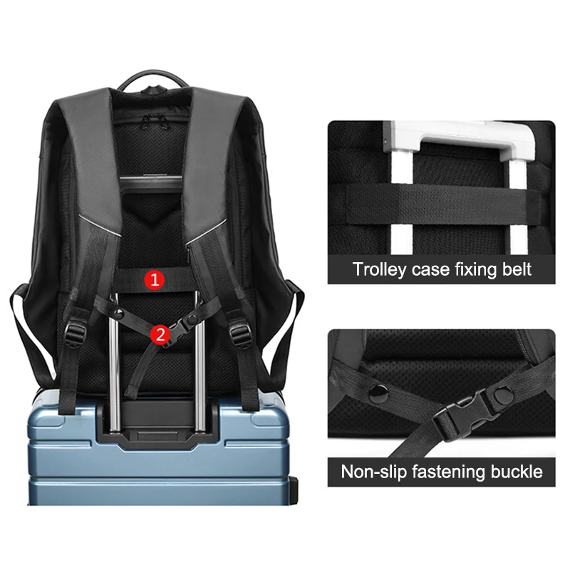 2019 Hot Men Travel Laptop Backpack Water Repellent Functional Rucksack with USB Port ASD88
2019 Hot Men Travel Laptop Backpack Water Repellent Functional Rucksack with USB Port ASD88