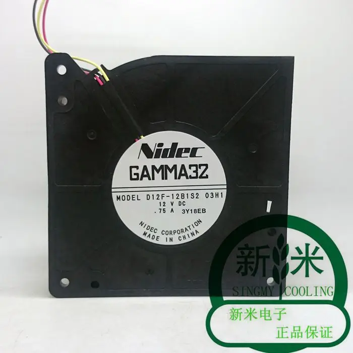 Новый NIDEC D12F-12B1S2 03H1 12V 0.75A 12032 3 линии нагнетательный вентилятор охлаждения
Новый NIDEC D12F-12B1S2 03H1 12V 0.75A 12032 3 линии нагнетательный вентилятор охлаждения