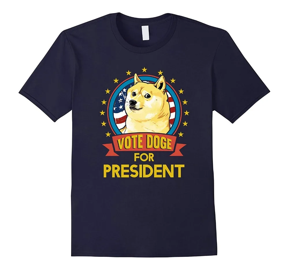 Newest 2019 Men T-Shirt Fashion Vote Doge For President! Shiba Inu Meme T-Shirt T Shirt
Newest 2019 Men T-Shirt Fashion Vote Doge For President! Shiba Inu Meme T-Shirt T Shirt