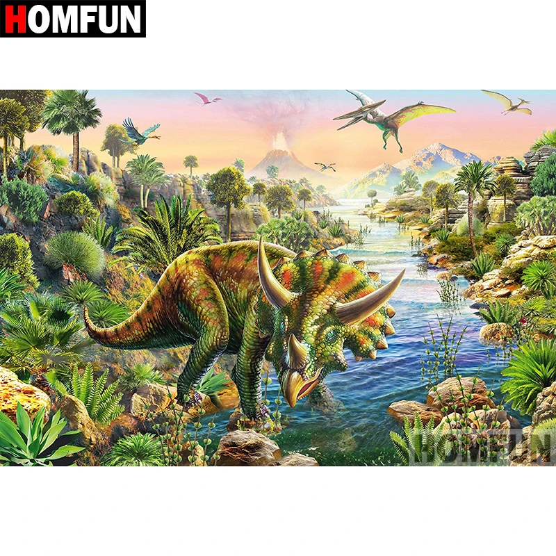 HOMFUN 5D DIY Diamond Painting Full Square/Round Drill "Animal dinosaur" Embroidery Cross Stitch gift Home Decor Gift A08320
HOMFUN 5D DIY Diamond Painting Full Square/Round Drill "Animal dinosaur" Embroidery Cross Stitch gift Home Decor Gift A08320
