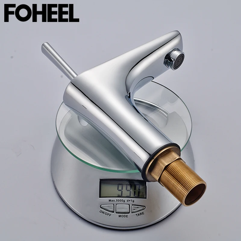 FOHEEL mini basin faucets chrome polished deck mounted mixer washbasin tap bathroom basin faucet
FOHEEL mini basin faucets chrome polished deck mounted mixer washbasin tap bathroom basin faucet