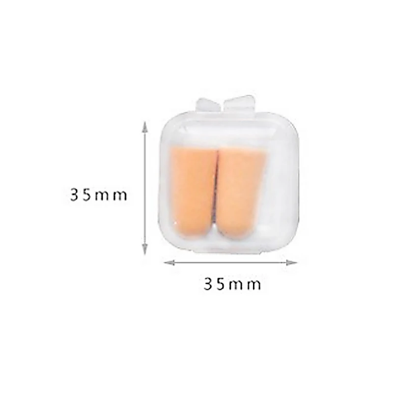 Мини Прозрачная пластиковая маленькая коробка для ювелирных изделий беруши
