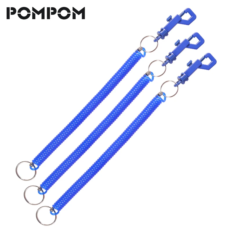 3PCS POMPOM Fashion Blue Keychain Rings For Fishing Safety Spring Coil Key Chains Jewelry Key Rings Fishing Lanyards Llaveros
3PCS POMPOM Fashion Blue Keychain Rings For Fishing Safety Spring Coil Key Chains Jewelry Key Rings Fishing Lanyards Llaveros