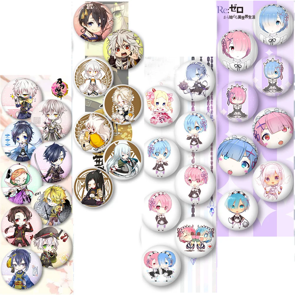 Anime RE: ZERO Starting Life in Another World Rem Ram Cosplay Badges Touken Ranbu Brooch Pin Collections Badge for Backpack
Anime RE: ZERO Starting Life in Another World Rem Ram Cosplay Badges Touken Ranbu Brooch Pin Collections Badge for Backpack