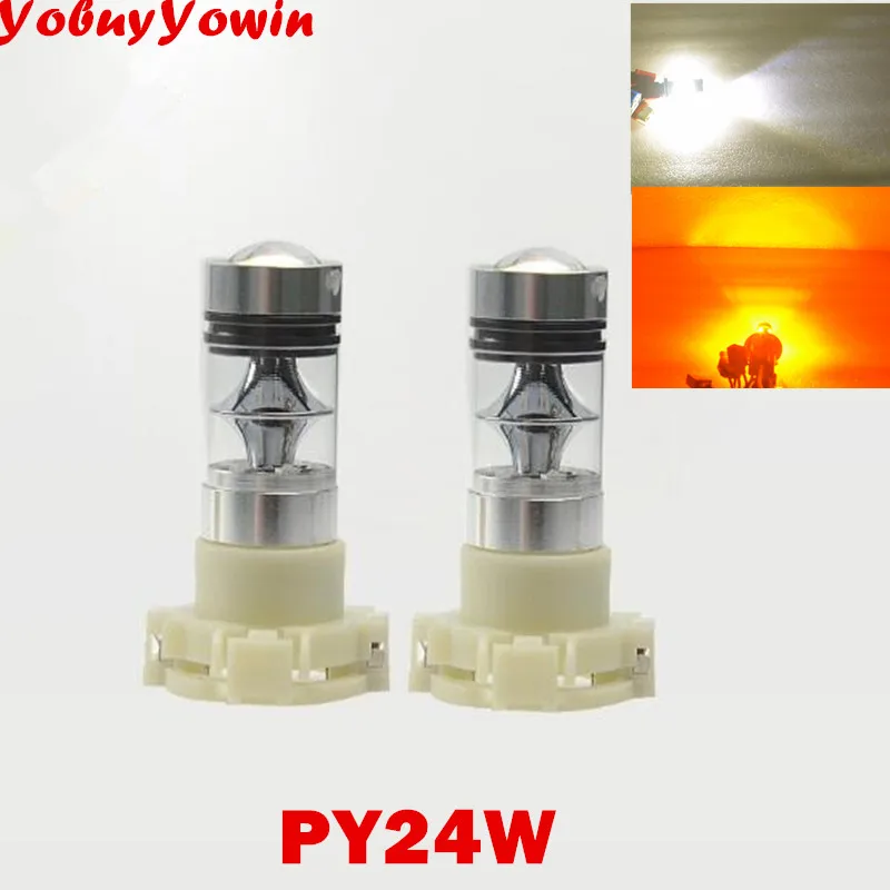 2pcs Top Quality Amber Yellow Error Free PY24W 5200s LED Bulbs w/ Cree Chip Mirror Design For BMW Audi Front Turn Signal Lights
2pcs Top Quality Amber Yellow Error Free PY24W 5200s LED Bulbs w/ Cree Chip Mirror Design For BMW Audi Front Turn Signal Lights