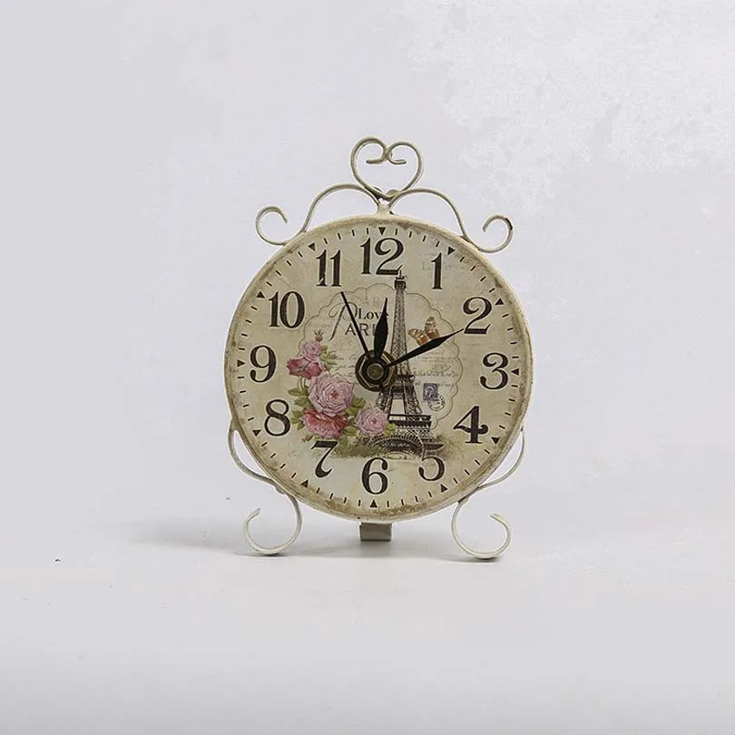 New Europe Style irregular shape Vintage Anchor Matel Mute Wall Clock Creative home Decoration Large size two can be preferentia | Дом и сад