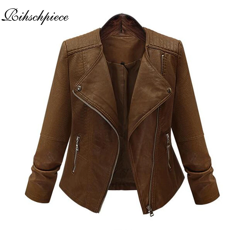 Rihschpiece 2018 Plus Size 5XL PU Leather Jacket Women Basic Coat Vintage Jackets motorcycle Long Sleeve Slim Outerwear RZF1301
Rihschpiece 2018 Plus Size 5XL PU Leather Jacket Women Basic Coat Vintage Jackets motorcycle Long Sleeve Slim Outerwear RZF1301