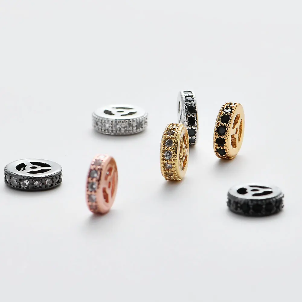 12pcs/lot Copper zircon-inlaid small oval-shaped beads are used for handchain jewelry DIY oval-shaped craft
12pcs/lot Copper zircon-inlaid small oval-shaped beads are used for handchain jewelry DIY oval-shaped craft