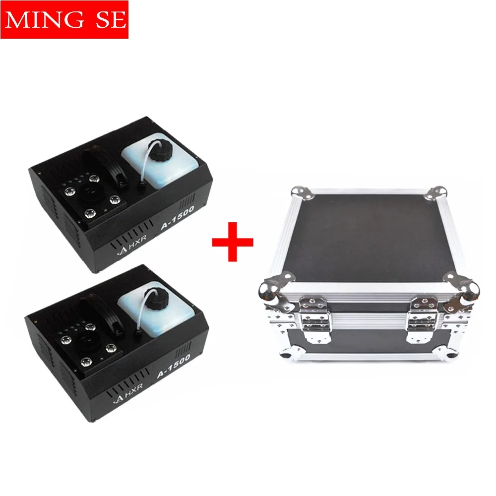 2pcs RBG 3in1 Led fog machine with Flight Case remote control 1500W smoke machine professional DJ lighting equipment
2pcs RBG 3in1 Led fog machine with Flight Case remote control 1500W smoke machine professional DJ lighting equipment