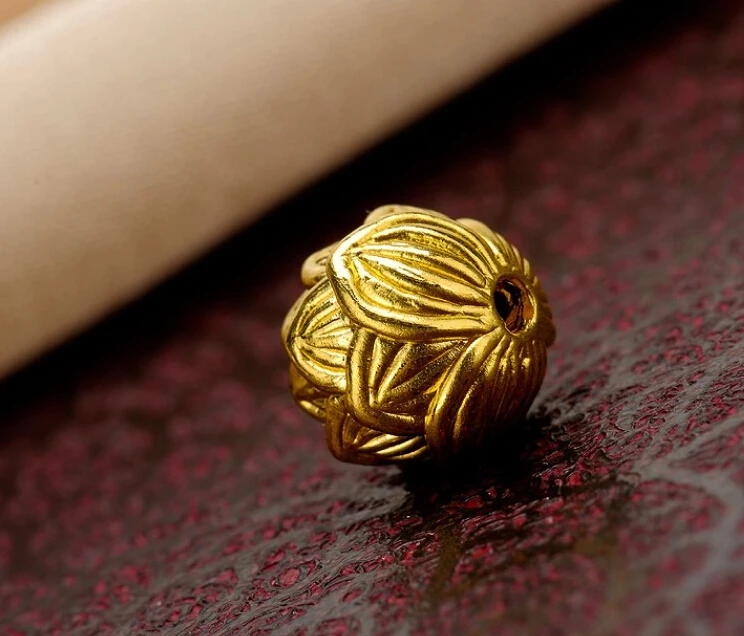 1X Подлинная 24K желтое золото кулон/Craved Lotus свободная подвеска из бисера 0,73 г
1X Подлинная 24K желтое золото кулон/Craved Lotus свободная подвеска из бисера 0,73 г