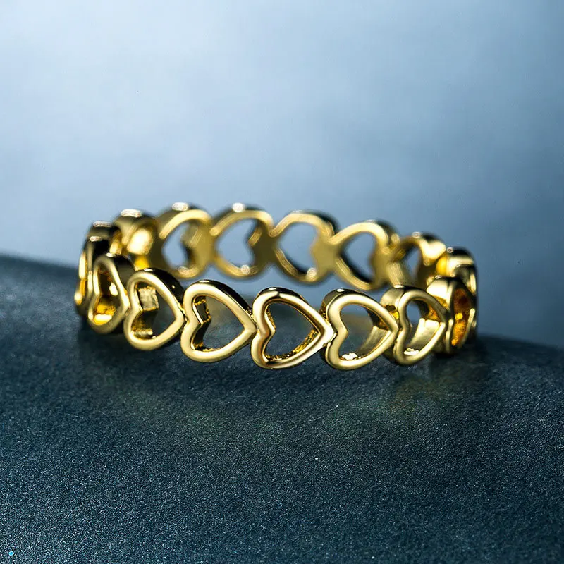 Huitan Female High Quality Hollow Heart Ring Stylish Accessories For Girl Nice Anniversary Gift For Girlfriend Dropshipping
Huitan Female High Quality Hollow Heart Ring Stylish Accessories For Girl Nice Anniversary Gift For Girlfriend Dropshipping