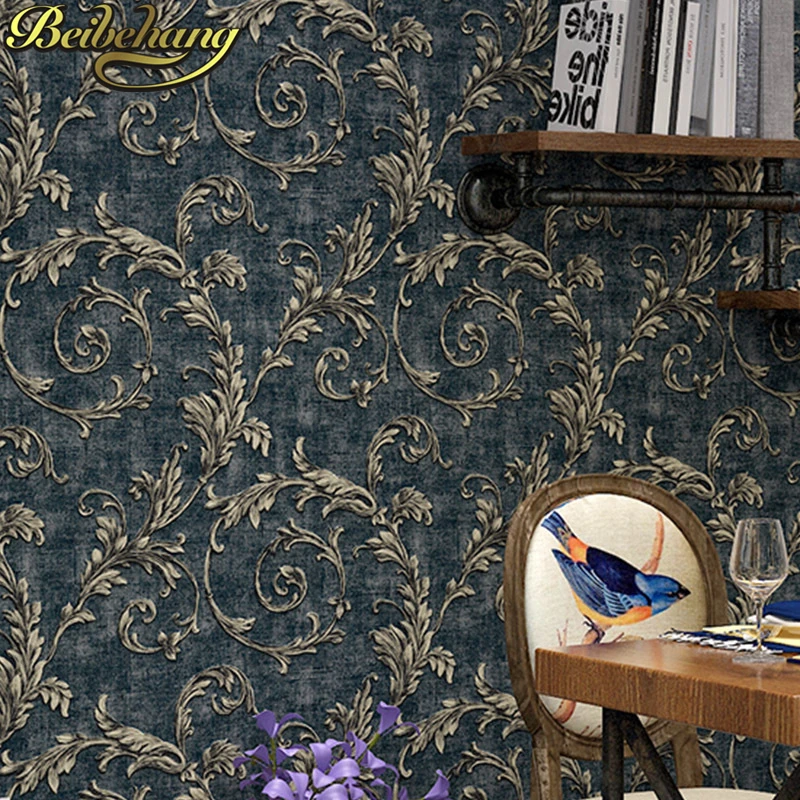 beibehang Warm rural foliage American retro simple living room bedroom European-style background wall green pvc wallpaper
beibehang Warm rural foliage American retro simple living room bedroom European-style background wall green pvc wallpaper