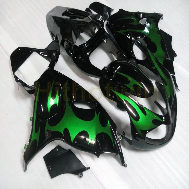 

Custom motorcycle Fairings for TL1000R 1998 1999 2000 2001 2002 2003 TL 1000 1998-2003+5Gifts+green flames