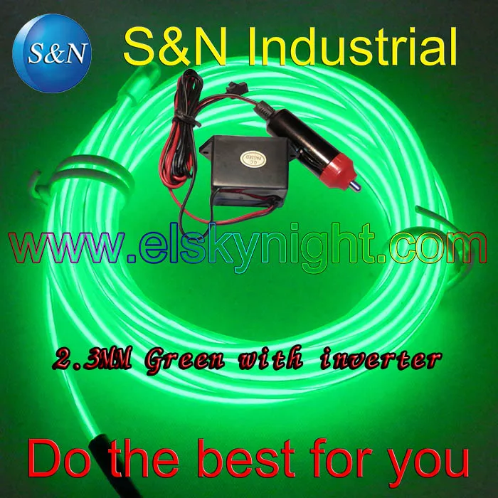 Green 5M 12VDC Neon Light EL Wire Rope Tube with Controller for Car decorative light atmosphere lamp interior modification
Green 5M 12VDC Neon Light EL Wire Rope Tube with Controller for Car decorative light atmosphere lamp interior modification
