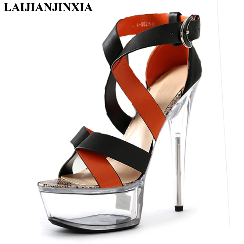 LAIJIANJINXIA New Sexy 15cm Thin High Heels Women Pole Dance Shoes Night Club Party Dancing Shoes Platform Ultra Heels Sandals
LAIJIANJINXIA New Sexy 15cm Thin High Heels Women Pole Dance Shoes Night Club Party Dancing Shoes Platform Ultra Heels Sandals