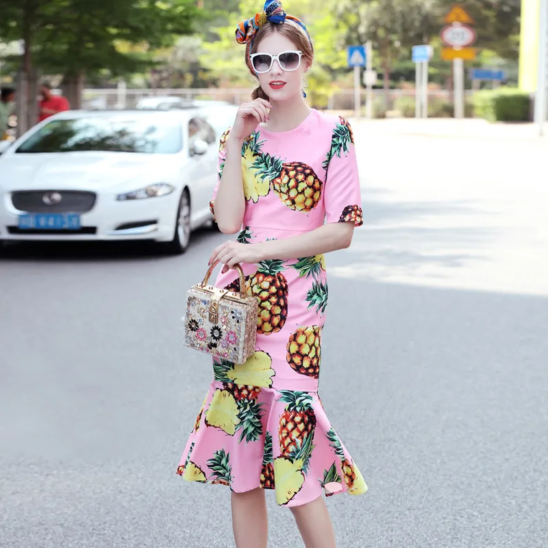 Customize Women Fashion Pink Pineapple Printing Bodycon Dress Ladies Plus Size 3XS-10XL Trumpet/Mermaid Fishatail Midi Dresses
Customize Women Fashion Pink Pineapple Printing Bodycon Dress Ladies Plus Size 3XS-10XL Trumpet/Mermaid Fishatail Midi Dresses
