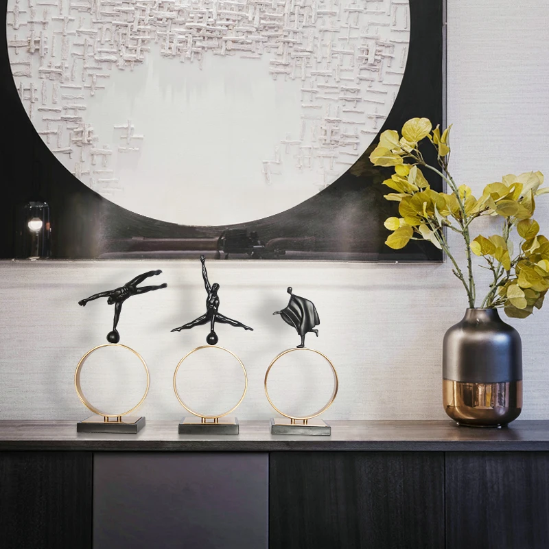 Scandinavian Furnishings Sculpture Model Gymnastics Sports Posture Figurines Living Room Decor Marble Metal Handicrafts R784
Scandinavian Furnishings Sculpture Model Gymnastics Sports Posture Figurines Living Room Decor Marble Metal Handicrafts R784
